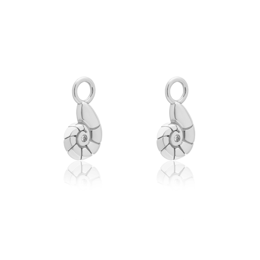 SILVER NAUTILUS CHARM - LOVEY BY LOVEY