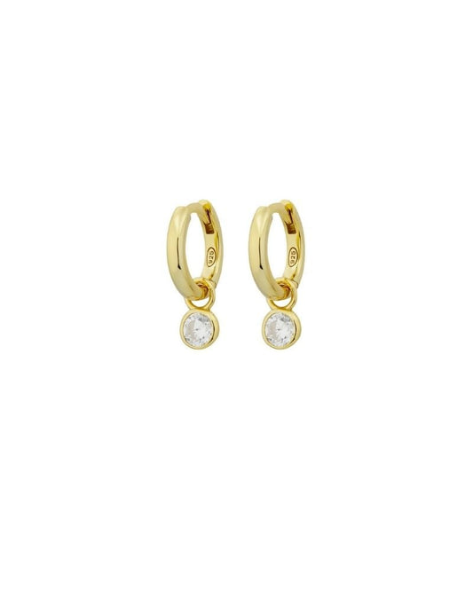 18k GOLD ROXY CHARMS & HUGGIES - LOVEY BY LOVEY