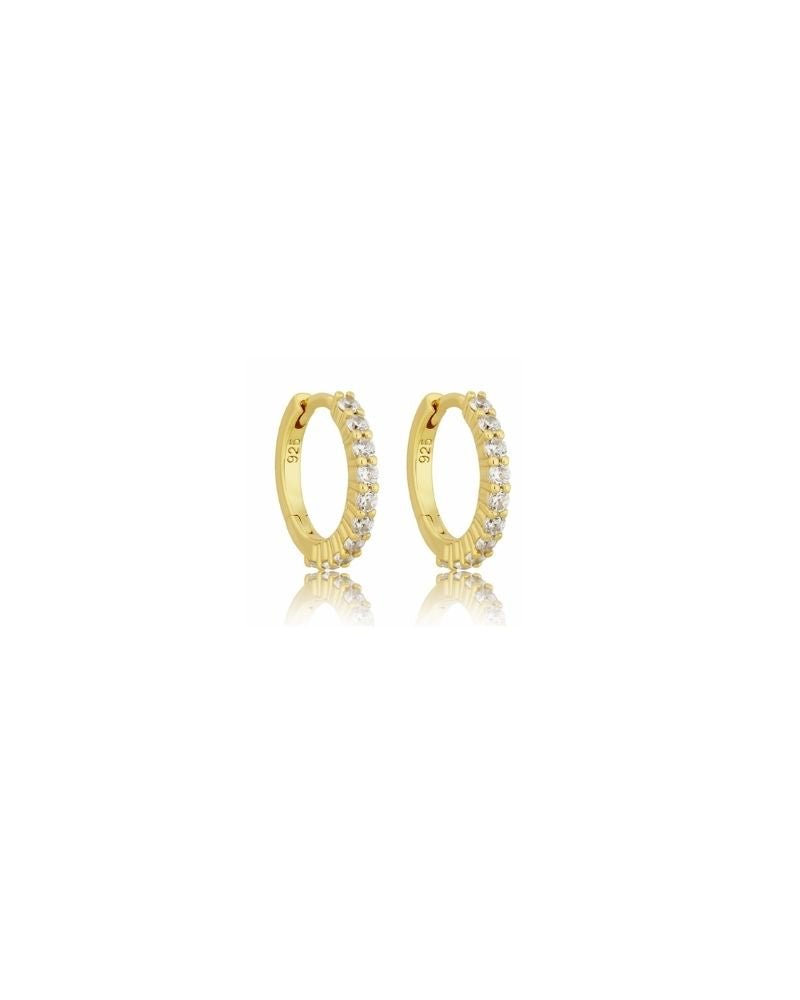 18K GOLD HEATHER HOOPS - LOVEY BY LOVEY