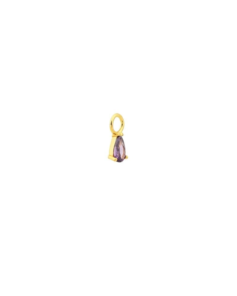 18K GOLD LAVENDER CHARM - LOVEY BY LOVEY