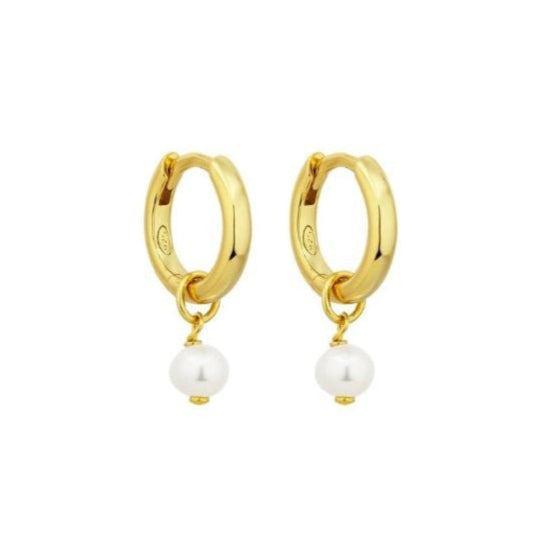 18K GOLD MOOREA CHARMS & HUGGIES - LOVEY BY LOVEY