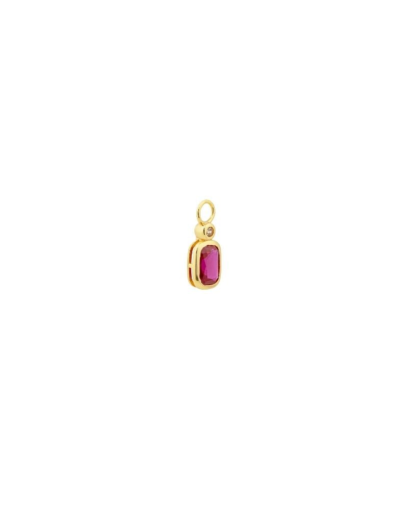 18K GOLD RUBY CHARM - LOVEY BY LOVEY