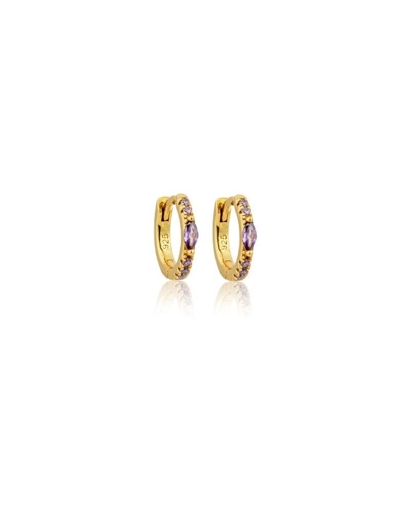 18k GOLD SARDINIA HUGGIES - LOVEY BY LOVEY