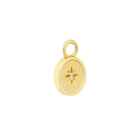 18K GOLD NORTH STAR CHARM - LOVEY BY LOVEY