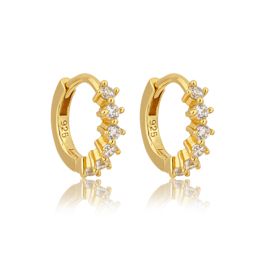 18k GOLD HANNAH HUGGIES - LOVEY BY LOVEY