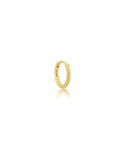 18k GOLD HARLOW HUGGIE (SINGLE) - LOVEY BY LOVEY