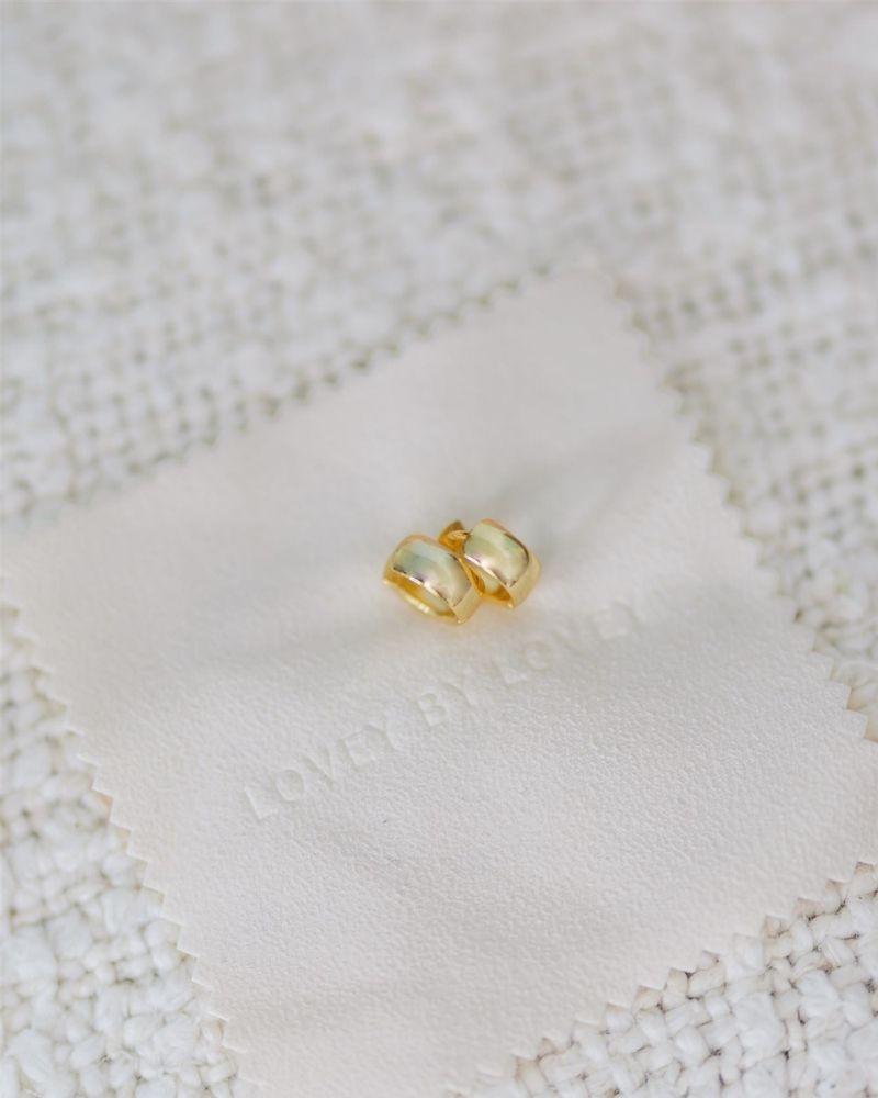 18K GOLD HURLEY HUGGIES - LOVEY BY LOVEY