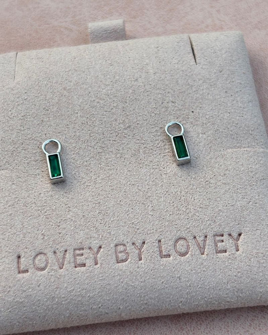 SILVER HAVANA CHARMS & HUGGIES - LOVEY BY LOVEY