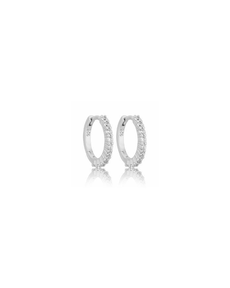SILVER HEATHER HOOPS - LOVEY BY LOVEY