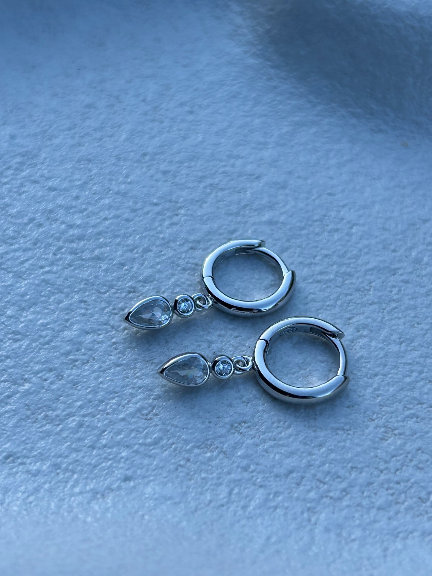 Moon Earrings | Silver