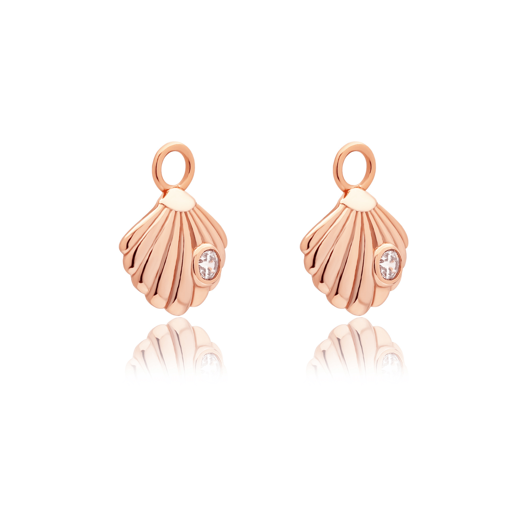 ROSE GOLD SOLEIL SHELL CHARM - LOVEY BY LOVEY