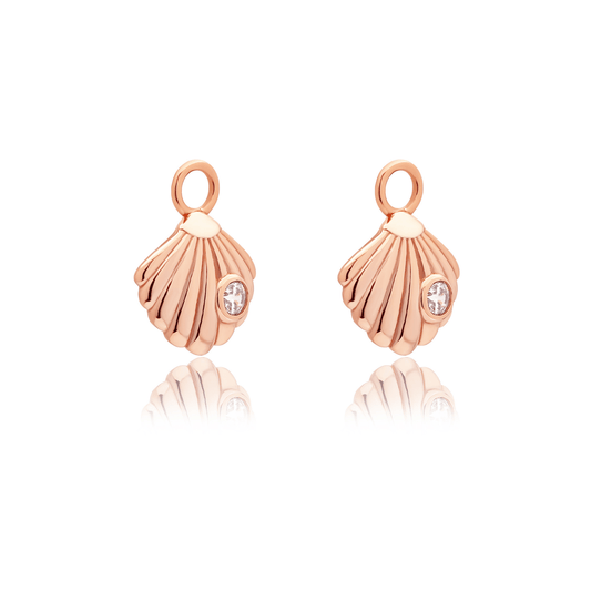 ROSE GOLD SOLEIL SHELL CHARM - LOVEY BY LOVEY