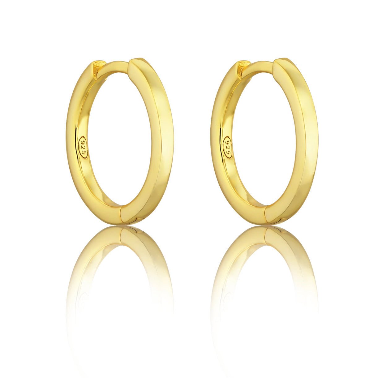 18k GOLD HOPE HOOPS - LOVEY BY LOVEY