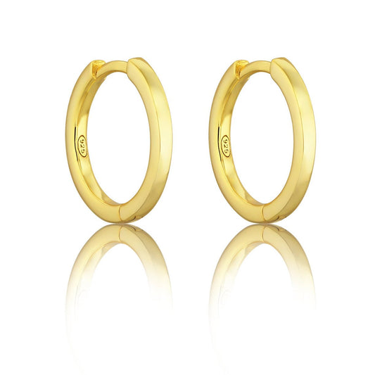 18k GOLD HOPE HOOPS - LOVEY BY LOVEY