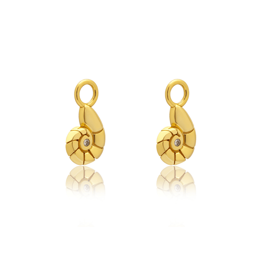 18k GOLD NAUTILUS CHARM - LOVEY BY LOVEY