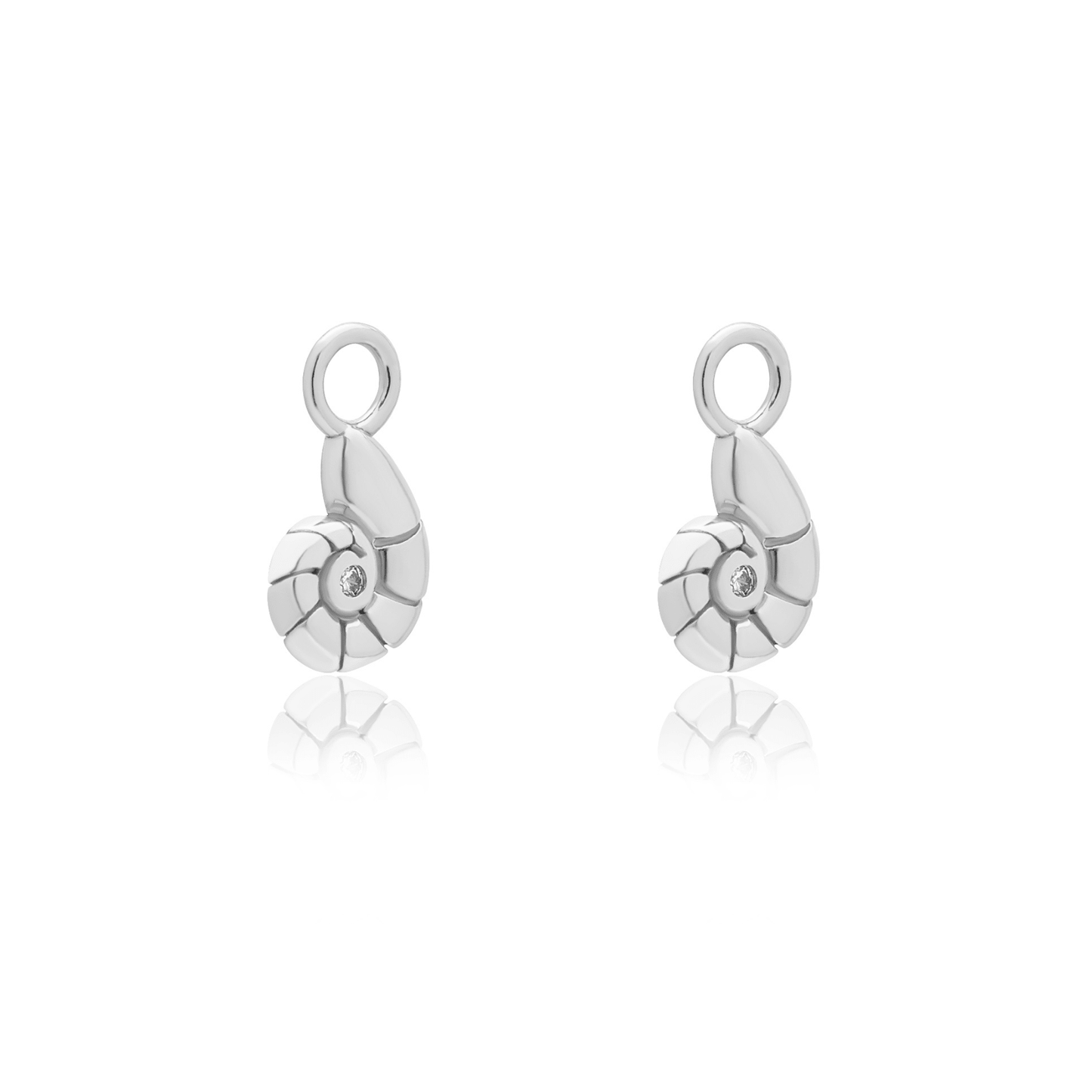 SILVER NAUTILUS CHARM - LOVEY BY LOVEY