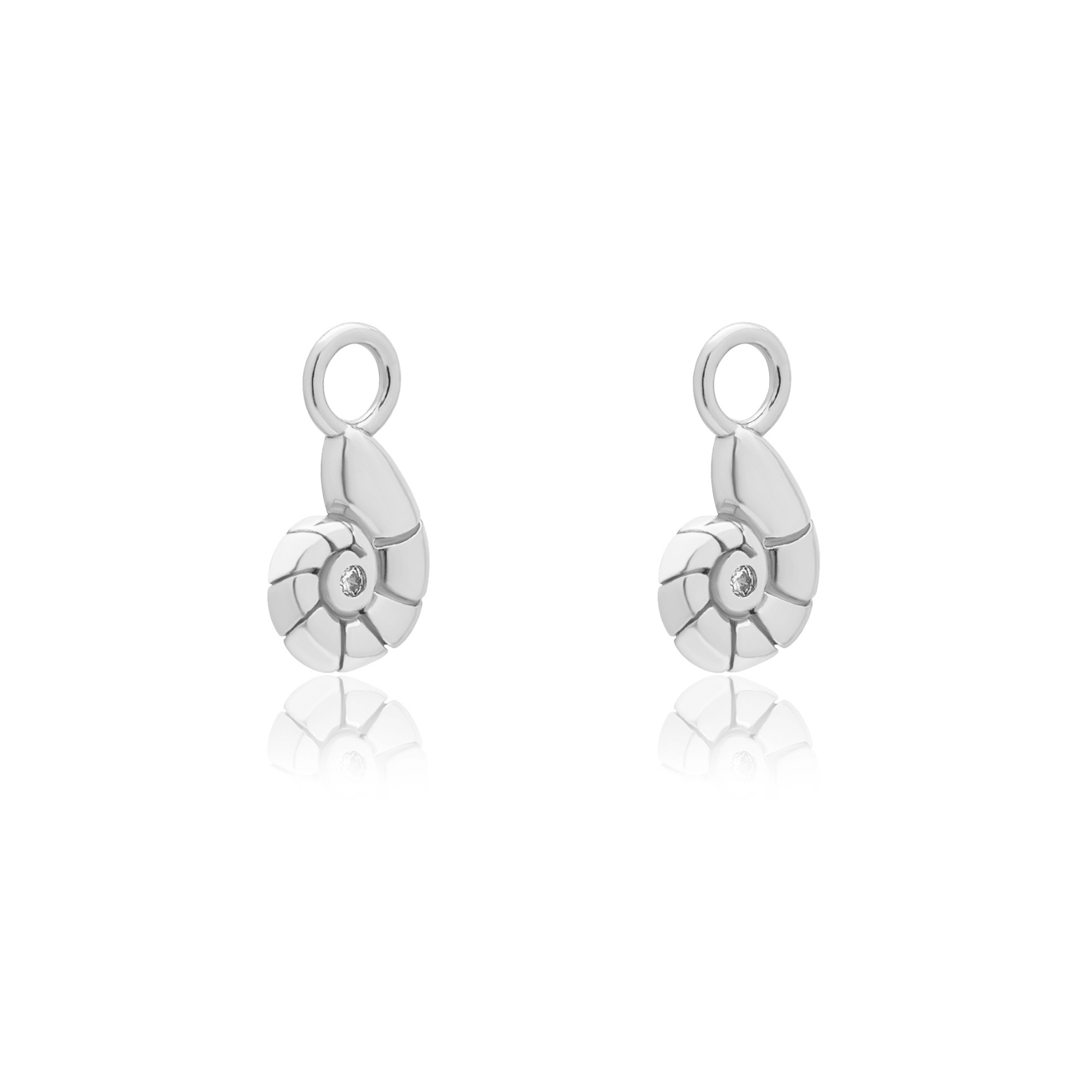 SILVER NAUTILUS CHARM - LOVEY BY LOVEY