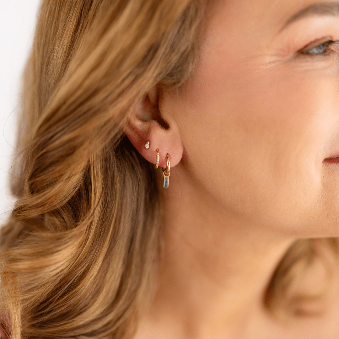 18K GOLD BOBBIE STUDS - LOVEY BY LOVEY