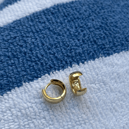 18k GOLD HURLEY HUGGIES - LOVEY BY LOVEY