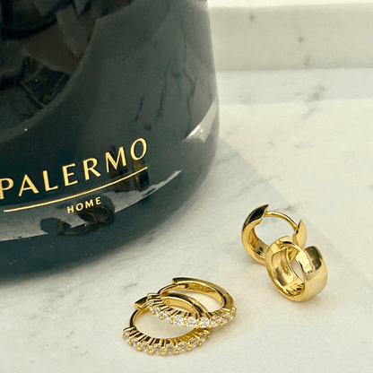 18k GOLD HURLEY HUGGIES - LOVEY BY LOVEY