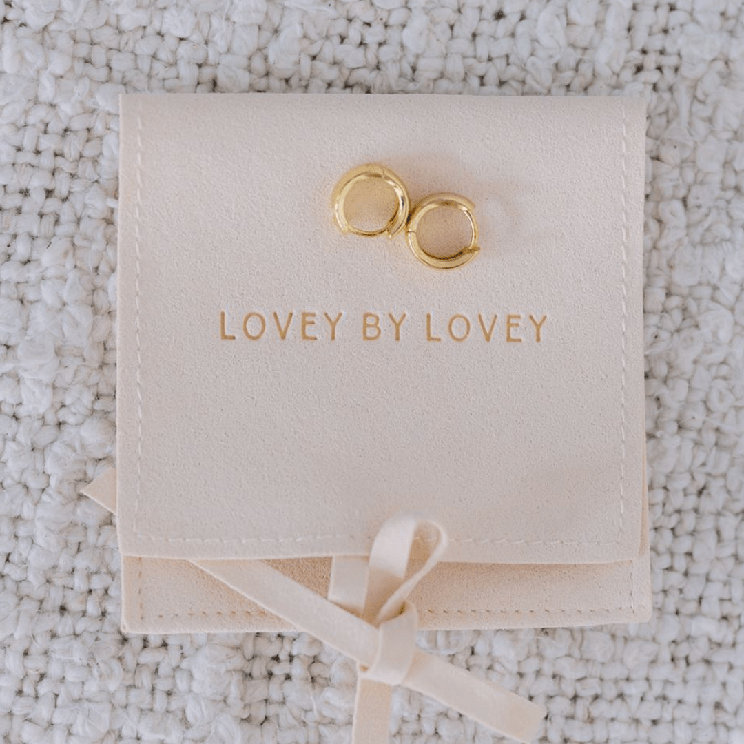 18k GOLD HURLEY HUGGIES - LOVEY BY LOVEY