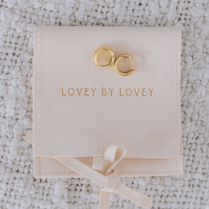 18k GOLD HURLEY HUGGIES - LOVEY BY LOVEY