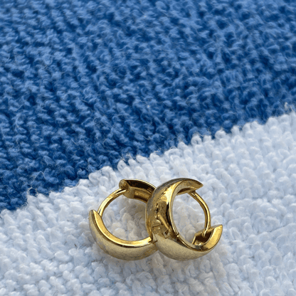 18k GOLD HURLEY HUGGIES - LOVEY BY LOVEY