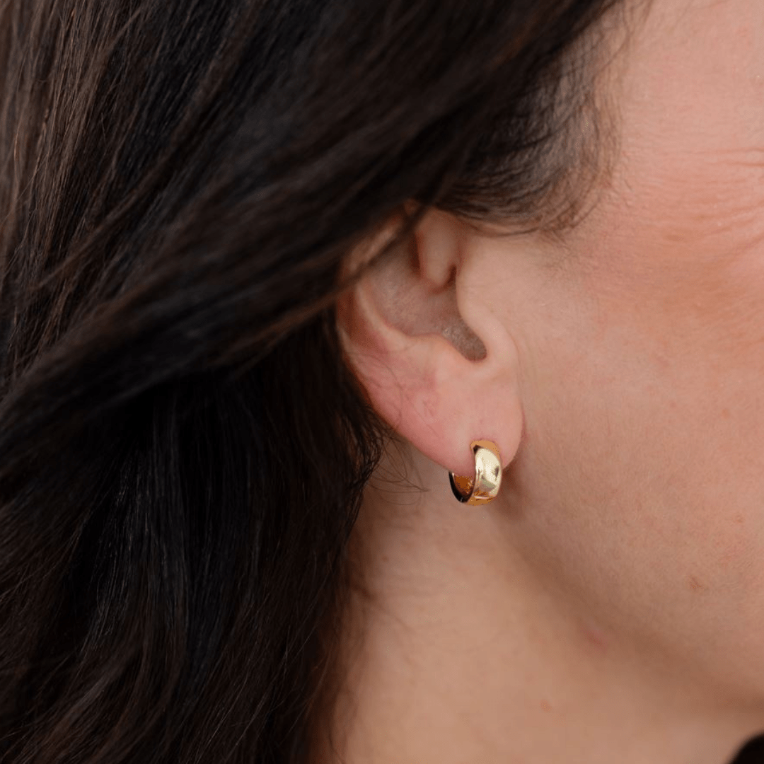 18k GOLD HURLEY HUGGIES - LOVEY BY LOVEY