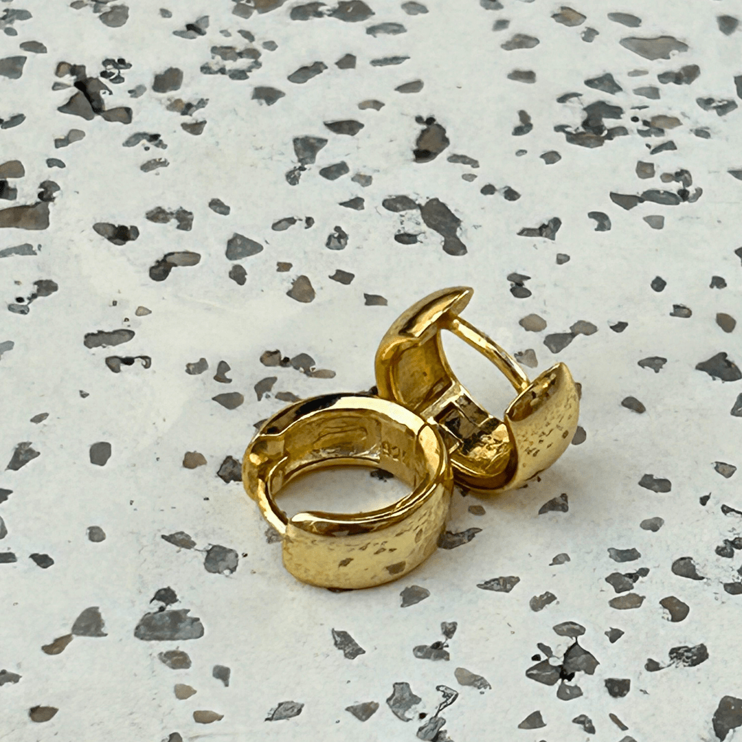 18k GOLD HURLEY HUGGIES - LOVEY BY LOVEY