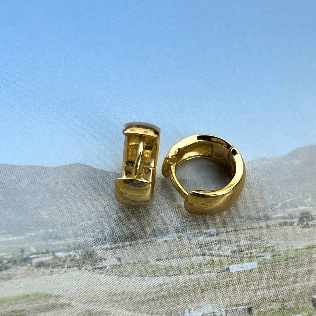 18k GOLD HURLEY HUGGIES - LOVEY BY LOVEY