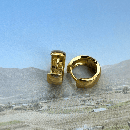 18k GOLD HURLEY HUGGIES - LOVEY BY LOVEY