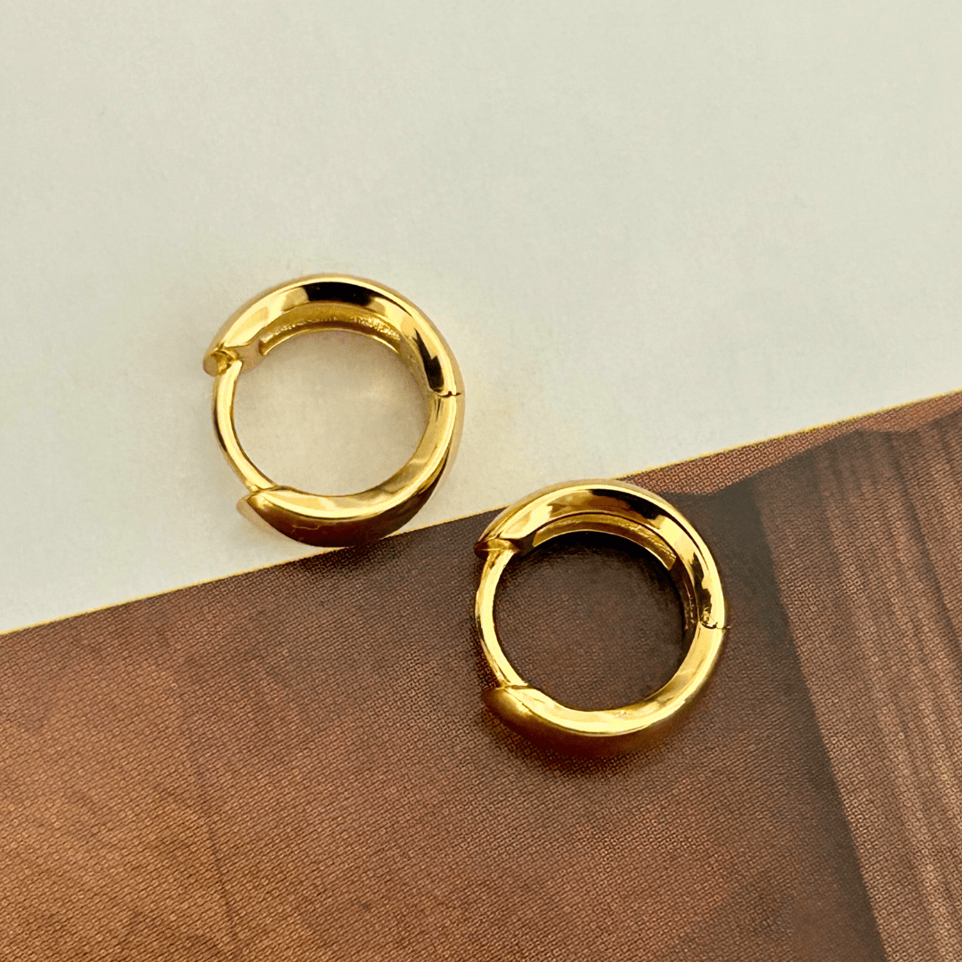 18k GOLD HURLEY HUGGIES - LOVEY BY LOVEY