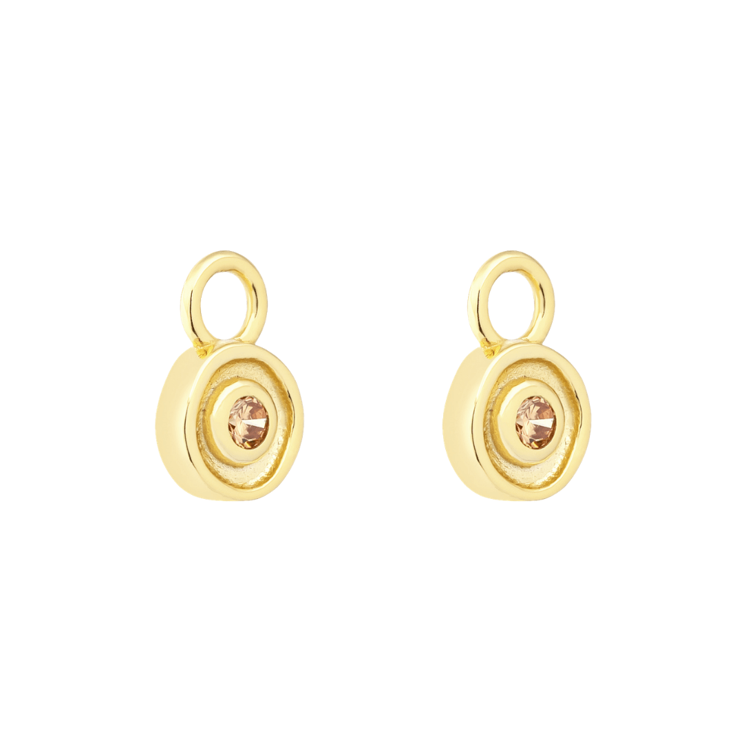 18K GOLD SOLSTICE (CITRINE) CHARM - LOVEY BY LOVEY