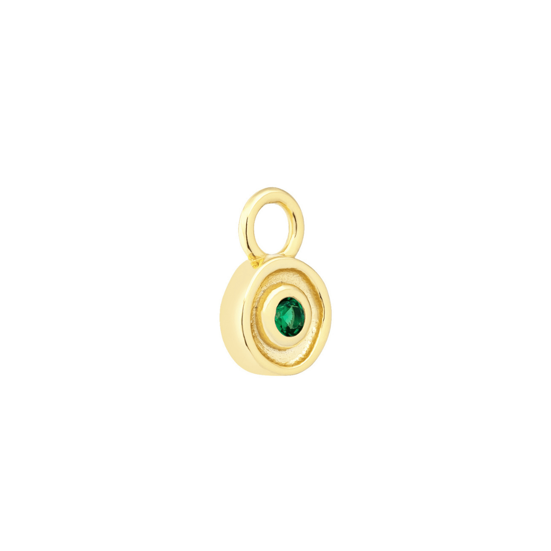 18K GOLD SOLSTICE (EMERALD) CHARM - LOVEY BY LOVEY