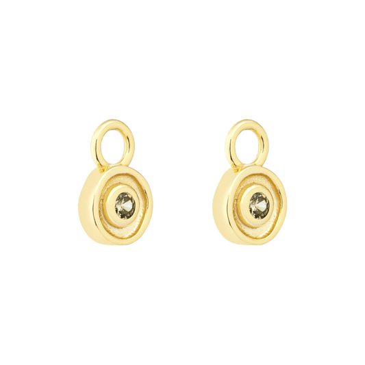 18K GOLD SOLSTICE (PERIDOT) CHARM - LOVEY BY LOVEY