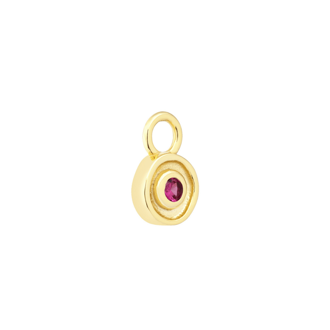 18K GOLD SOLSTICE (RUBY) CHARM - LOVEY BY LOVEY