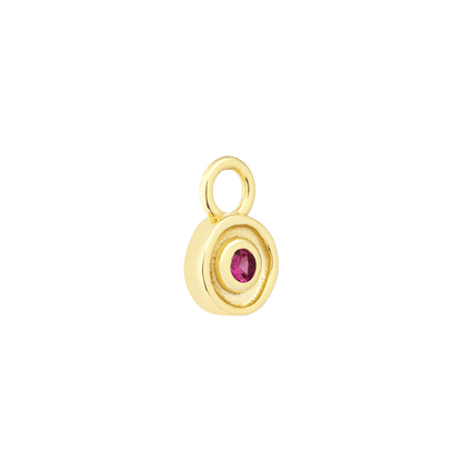 18K GOLD SOLSTICE (RUBY) CHARM - LOVEY BY LOVEY