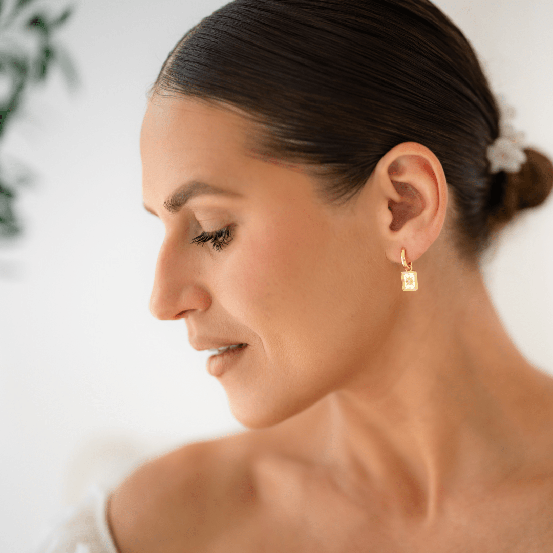 COMPASS CHARM HUGGIE SET - LOVEY BY LOVEY