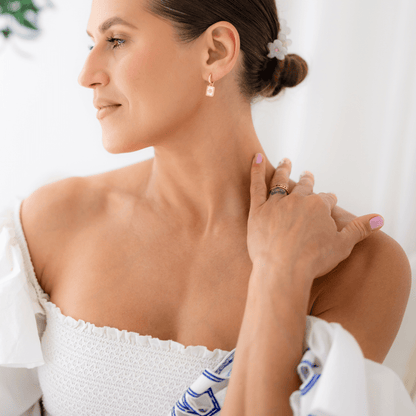 COMPASS CHARM HUGGIE SET - LOVEY BY LOVEY