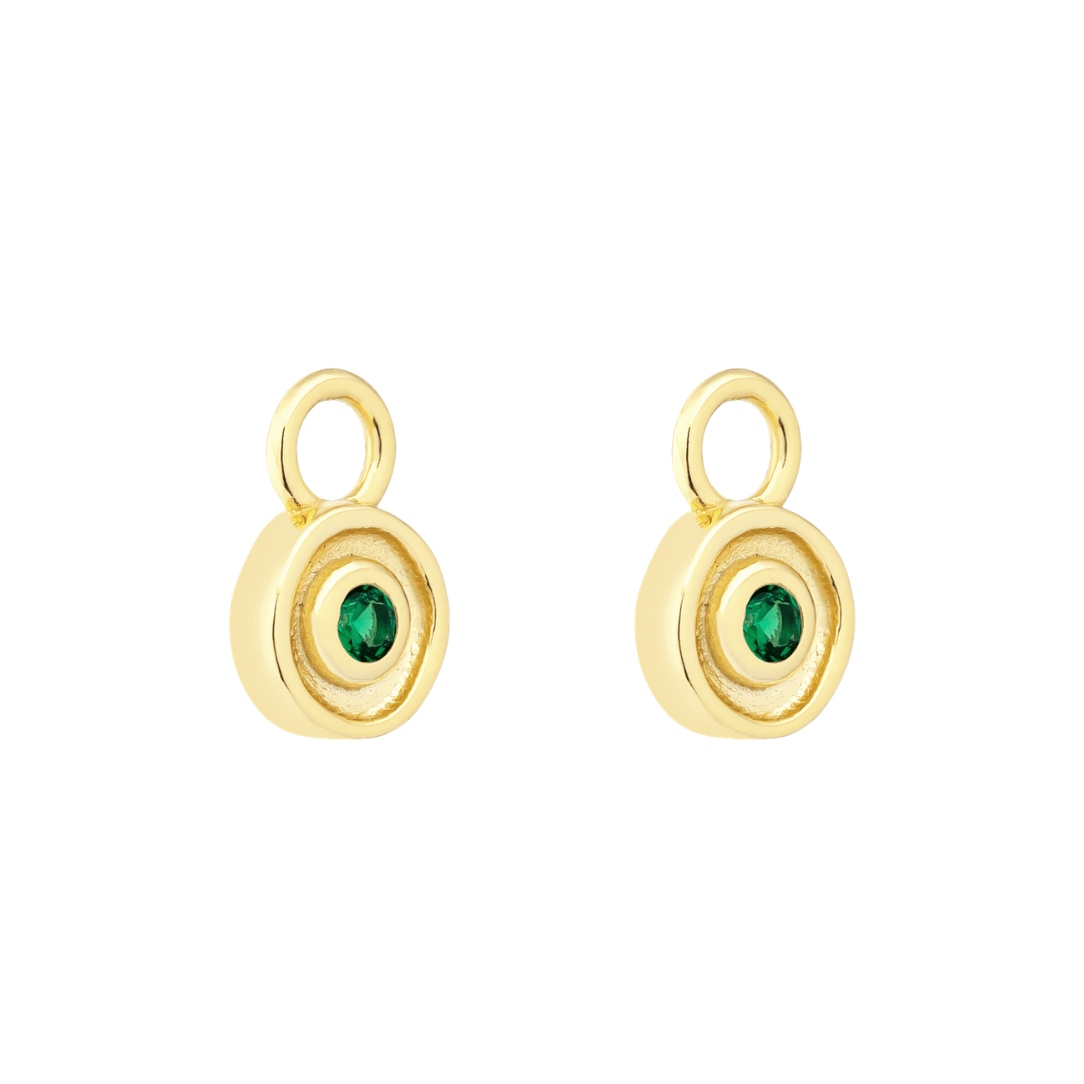 18K GOLD SOLSTICE (EMERALD) CHARM - LOVEY BY LOVEY