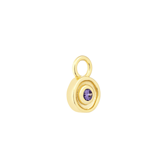 18K GOLD SOLSTICE (AMETHYST) CHARM - LOVEY BY LOVEY