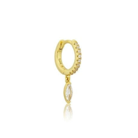 18k GOLD BEAU HUGGIE (SINGLE) - LOVEY BY LOVEY