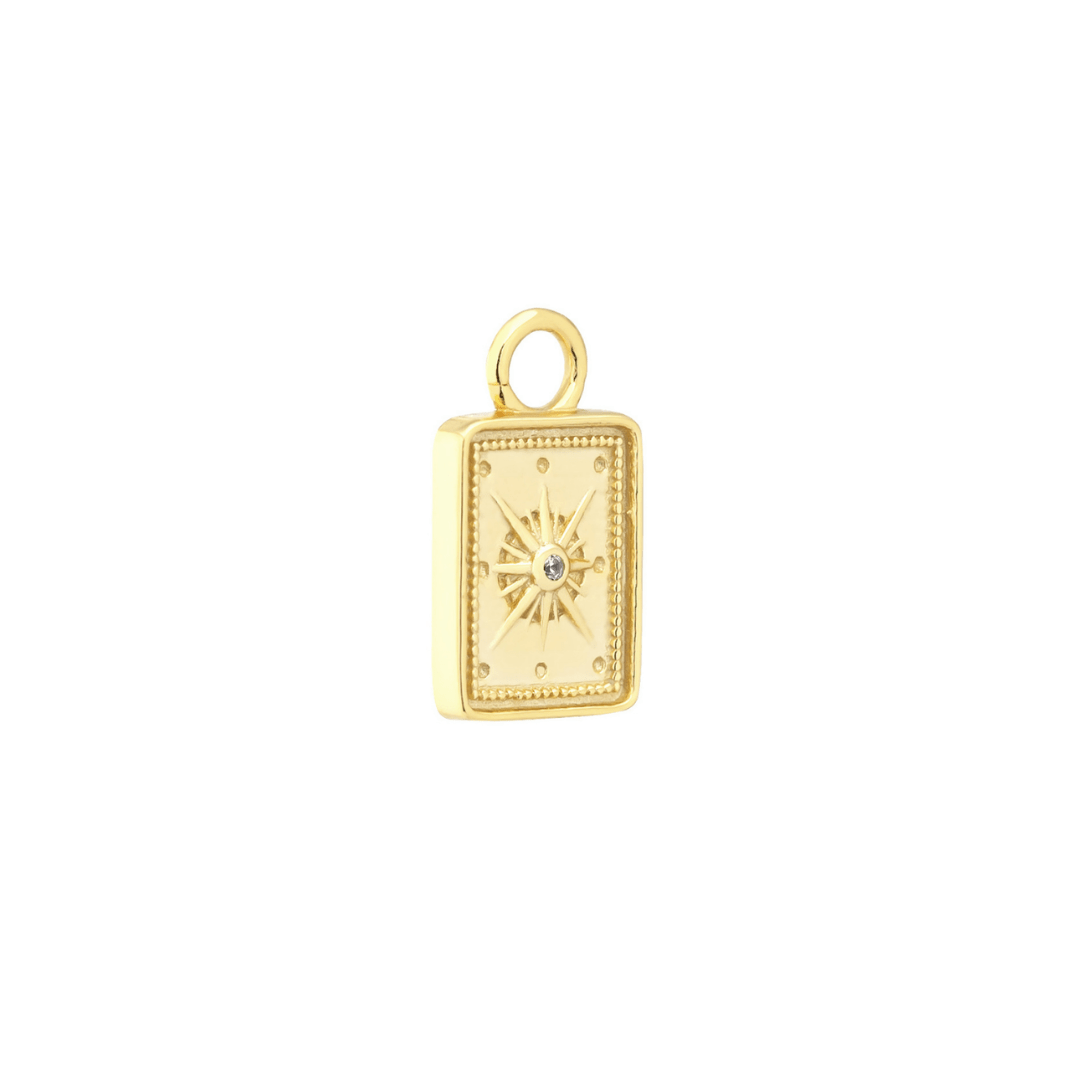 18K GOLD COMPASS CHARM - LOVEY BY LOVEY