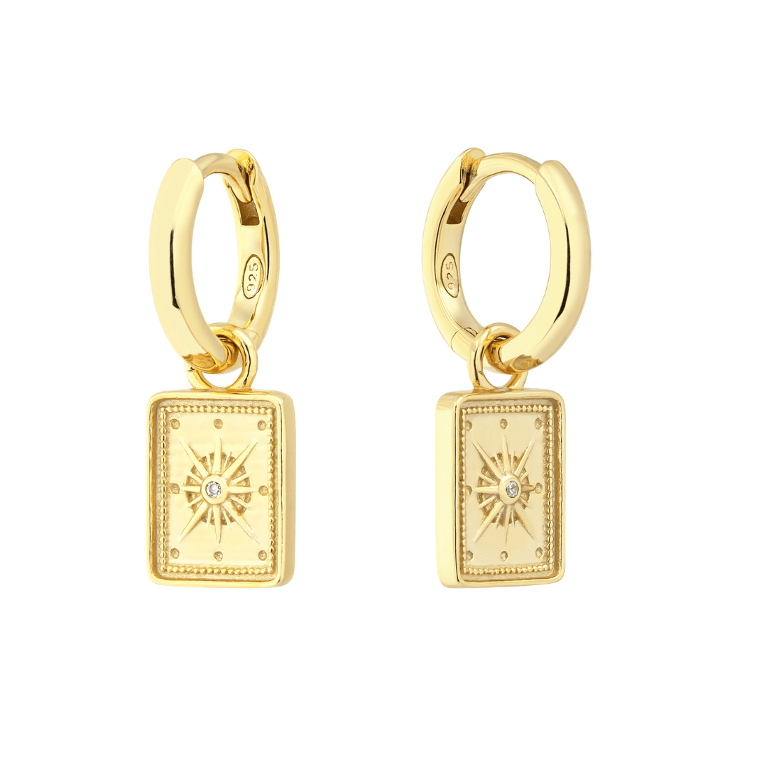 COMPASS CHARM HUGGIE SET - LOVEY BY LOVEY