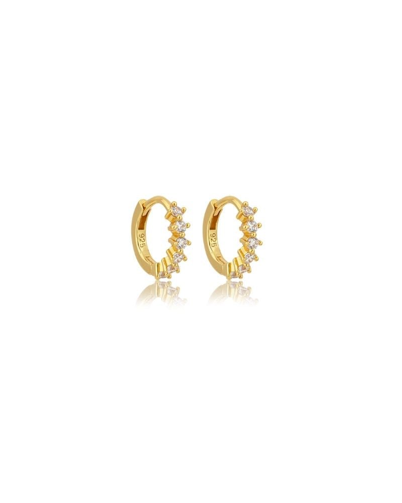 18K GOLD HANNAH HUGGIES - LOVEY BY LOVEY