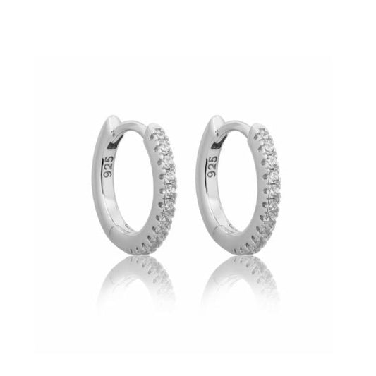 SILVER HOLLY HOOPS - LOVEY BY LOVEY