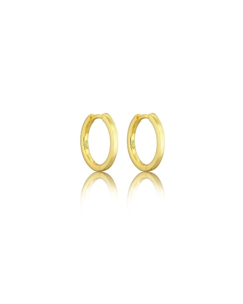 18K GOLD HOPE HOOPS - LOVEY BY LOVEY