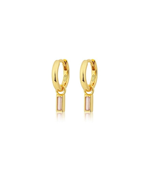 18K GOLD PARIS CHARMS & HUGGIES - LOVEY BY LOVEY