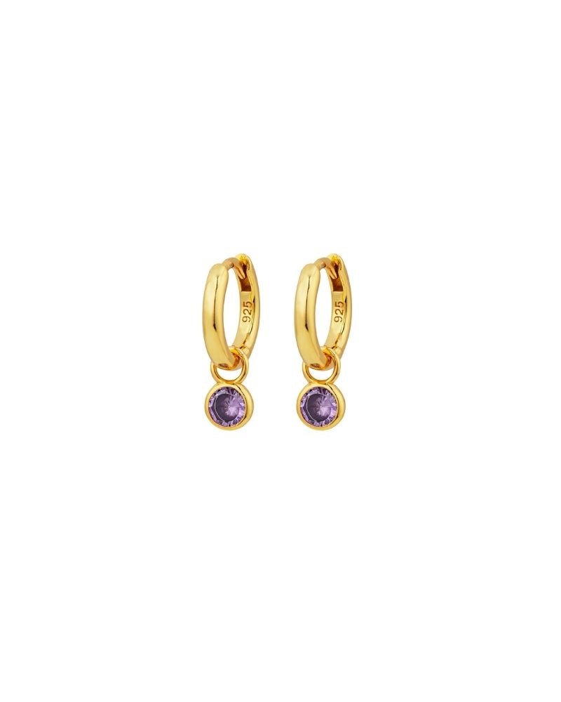 18K GOLD PENNY CHARMS & HUGGIES - LOVEY BY LOVEY