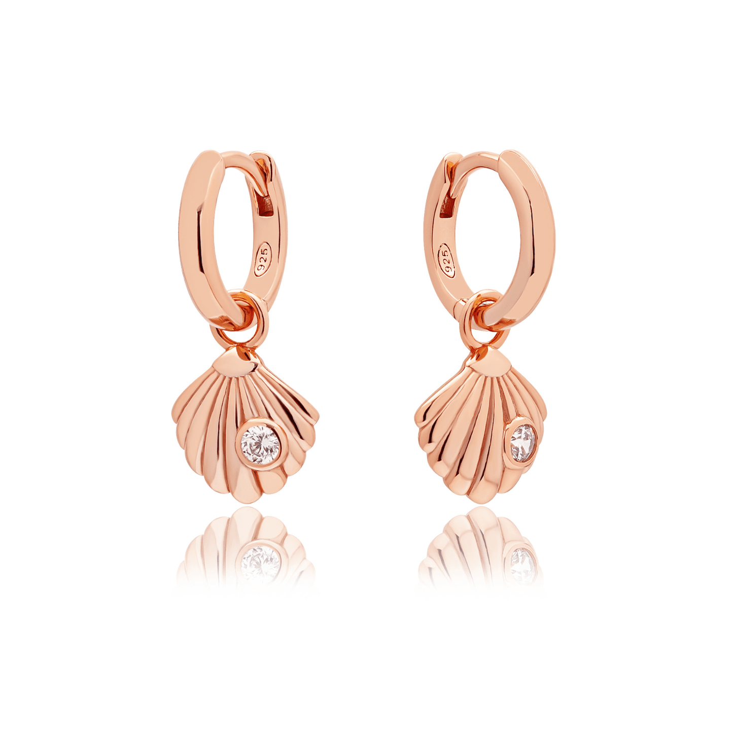 ROSE GOLD SOLEIL SHELL CHARM - LOVEY BY LOVEY